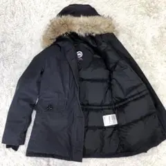 美品✨カナダグース シャーロットパーカ ダウンジャケット M ネイビー 正規品
