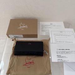 クリスチャンルブタンChristian Louboutin 本物 ブラック 財布