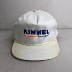 【USA古着】KIMMEL ビンテージ トラッカーキャップ 企業ロゴ 刺繍 白