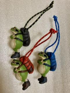 カエルの森工房　無事カエル　ストラップ　３種セット