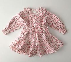 ShirleyTemple　いちご柄ワンピース　80cm