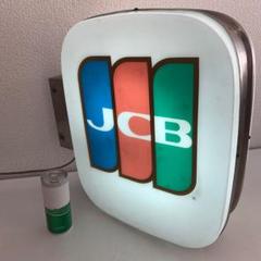 ★これが本物★完動品 JCB 両面 電飾看板★看板ライト 昭和レトロ 看板