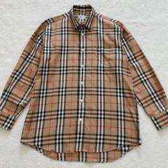 BURBERRYS　長袖シャツ　ノバチェック　シャドーホース　目黒蓮さん着用　L