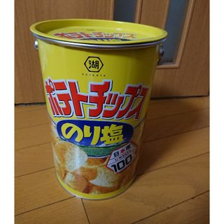 湖池屋ポテトチップス バケツ缶 中身無し