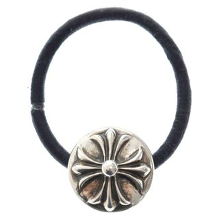 CHROME HEARTS クロムハーツ HAIRBAND クロスボールボタンヘアゴム シルバーコンチョ シルバー