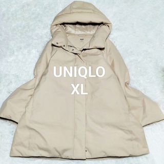 【大きいサイズ】 ユニクロ ハイブリッドダウンショートコートジャケット XL