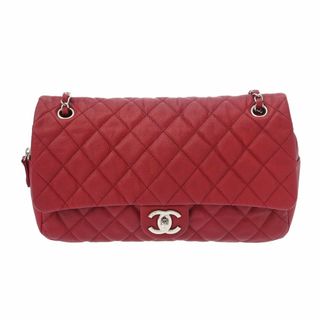 中古 シャネル CHANEL 20番台 レディース ショルダーバッグ レッド キャビアスキン