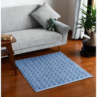 ［ブロッコリーハウス］ラグ 洗える 90×90cm タオル生地 ホットカーペット