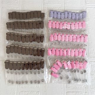 【値下げ中】【新品未開封】【即日発送】50組 バンドクリップ