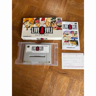 LIVE A LIVE スーパーファミコン ソフト　箱取説付き　美品