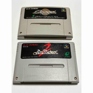 スーパーファミコンソフト　アクトレイザー & アクトレイザー2 セット　箱説なし