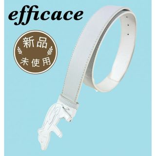 エフィカス efficace ゴルフ ベルト ウリボーバックル ホワイト 