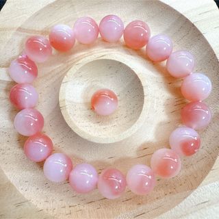 塩源瑪瑙 ぷるぷる 天然石 ブレスレット