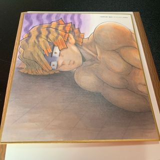 鬼滅の刃 全集中展 鍛治の里・柱稽古　ミニ色紙 我妻善逸