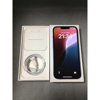 美品中古　Appleストア版　SIMフリー　iPhone13 128GB ブルー