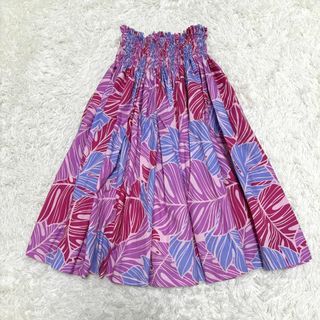 フラダンス パウスカート ハレハワイイ ピンク ブルー